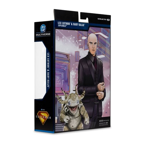DC Multiverse Deluxe Theatrical Edition Wave 1 Superman Movie Lex Luthor and Baby Kaiju 7-Inch Scale