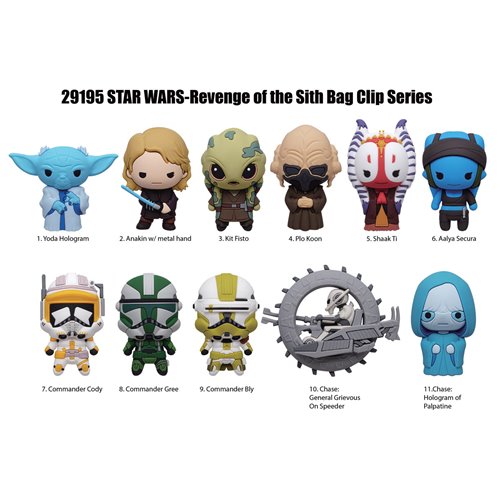 Star Wars: Episode III - Revenge of the Sith 3D Foam Bag Clip