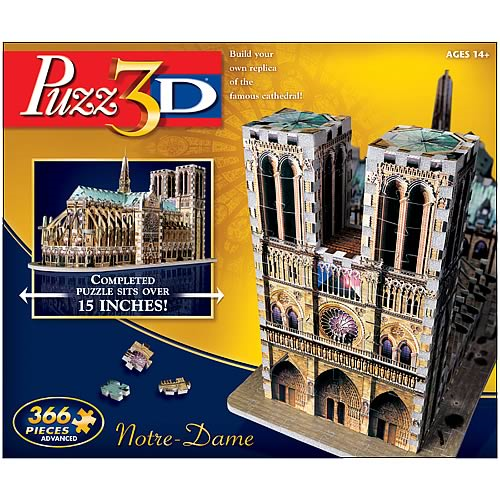Puzz Notre Cathedral 3-D - Entertainment Earth
