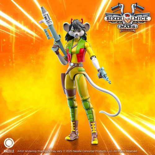 Biker Mice from Mars Wave 2 Carbine 7-Inch Scale Action Figure