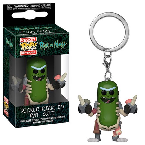 Rick and Morty Rick in Rat Suit Pocket Pop! Key Chain