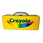 Crayola Logo Tin Tote Box with Handle