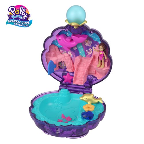 Polly Pocket Sparkle Cove Adventure Underwater Lagoon Compact Playset
