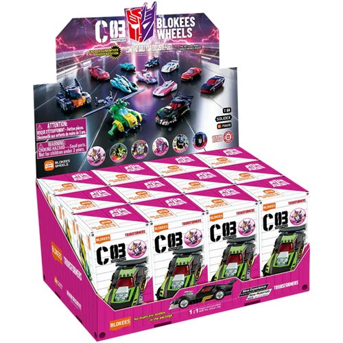 Transformers Wheels C03 Wreck N Rule 2 Blokees Blind Box Model Kit Display of 12