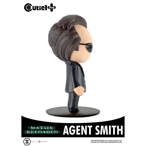 The Matrix Reloaded Agent Smith Cutie1 PLUS Vinyl Figure