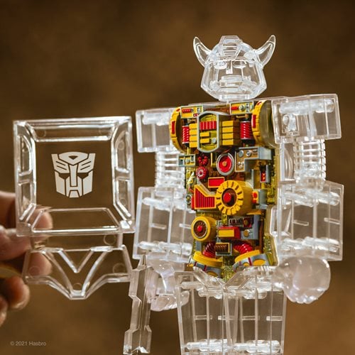 Transformers Bumblebee Super Cyborg Vinyl Figure - Clear