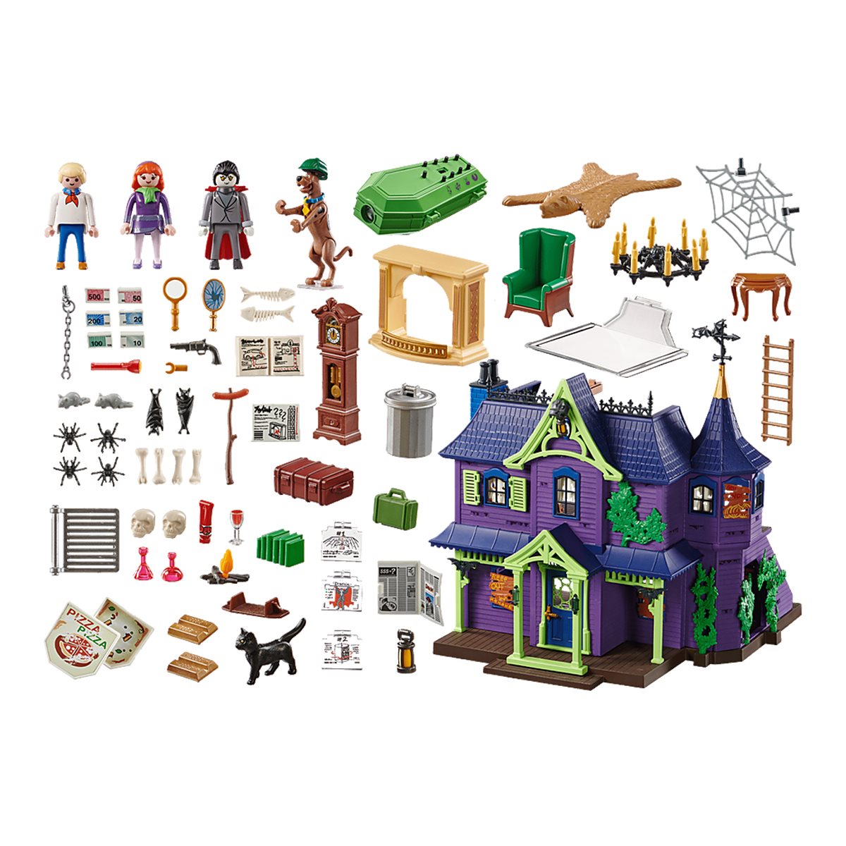  Playmobil Scooby-DOO! Dinner with Shaggy Playset : Toys & Games