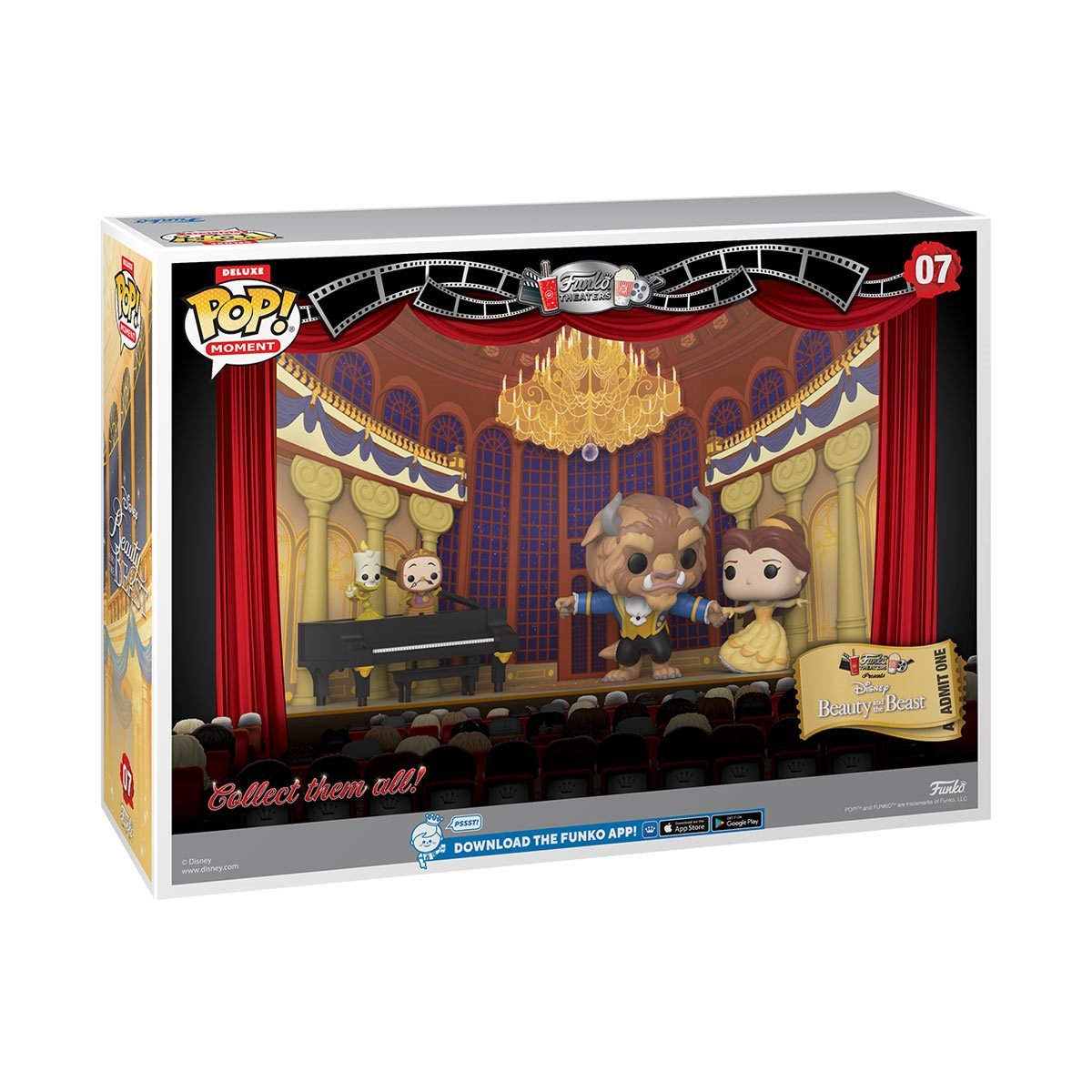 Pas op inch Evenement Beauty and the Beast Tale as Old as Time Deluxe Funko Pop! Vinyl Moment #07