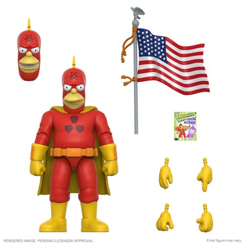The Simpsons Ultimates Radioactive Man 7-Inch Action Figure