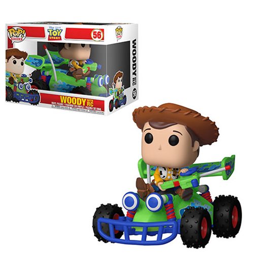 Toy Story Woody and RC Pop!  Vinyl Vehicle # 56