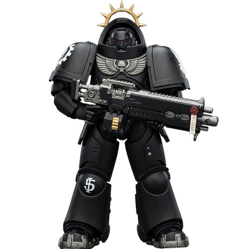 Joy Toy Warhammer 40K Space Marines Game Edition Iron Hands Intercessor Bolt Rifle & Pistol 1:18 Scale Action Figure