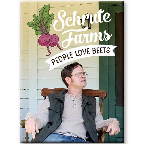 The Office Schrute Farms Flat Magnet
