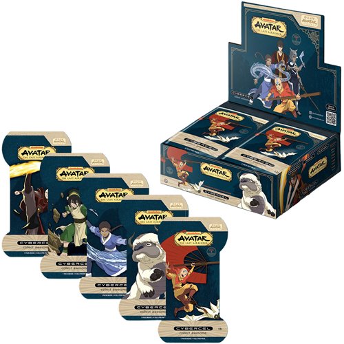 Avatar the Last Airbender Cybercel 3D Cel Art Collectible Blind Box Display of 24 Packs
