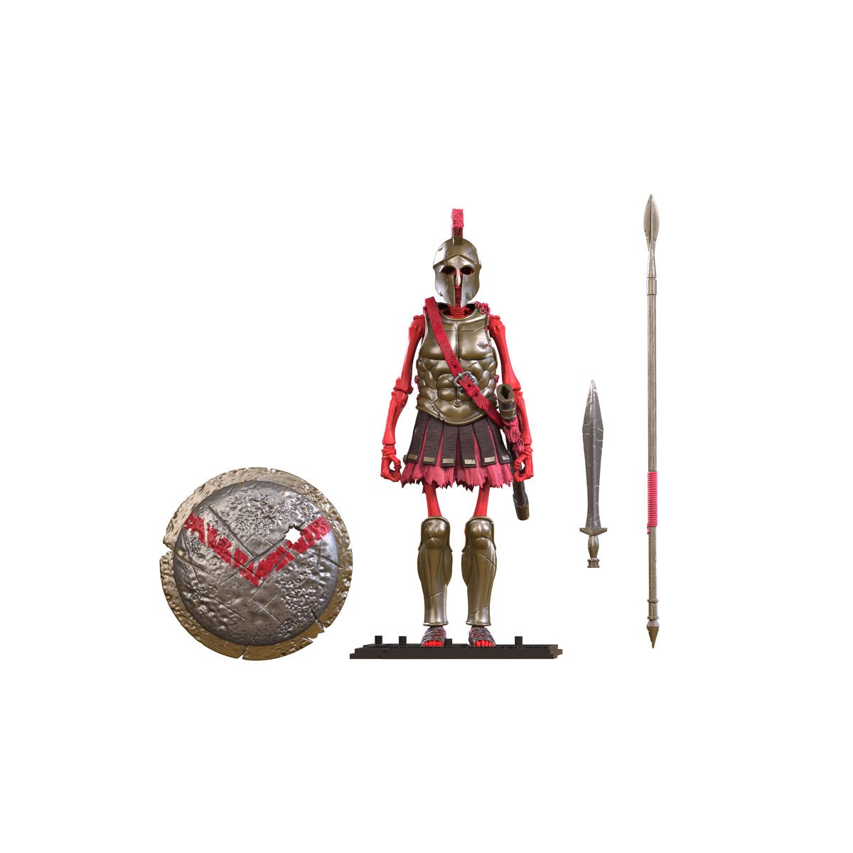 Vitruvian H.A.C.K.S. Series 1 Action Figure - Warrior Skeleton
