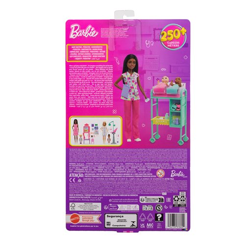 Barbie Careers Baby Doctor Doll with Black Hair