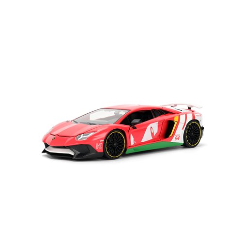 Hollywood Rides Sonic the Hedgehog Classic Lamborghini Aventador SV 1:24 Scale Die-Cast Metal Vehicl