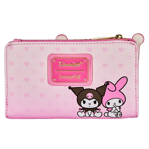 Sanrio My Melody and Kuromi Flap Wallet