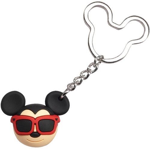 Mickey Mouse in Sunglasses Icon Ball Key Chain