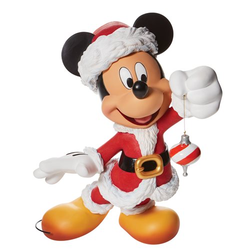 Disney Showcase Santa Mickey Statue