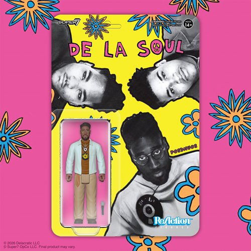 De La Soul Kelvin "Posdnuos" Mercer (Me, Myself & I) 3 3/4-Inch ReAction Figure