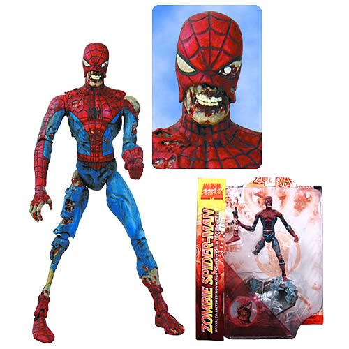 Marvel Select Zombies Spider-Man Action Figure