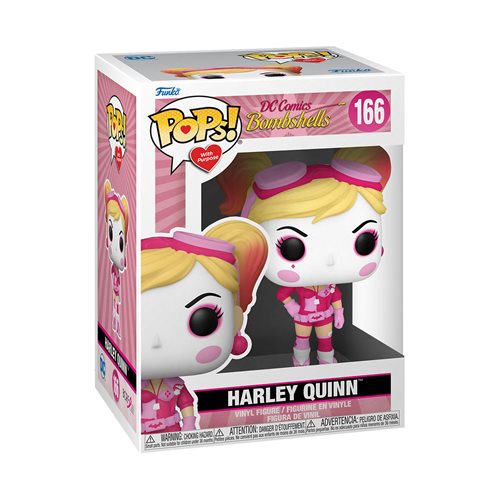 DC Bombshells Harley Quinn Breast Cancer Awareness Pop! Vinyl Figure