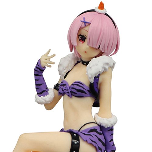 Re:Zero Starting Life in Another World Ram Demon Costume Another Color Version Noodle Stopper Statue