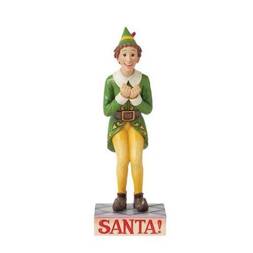 Elf Buddy Excited Pose by Jim Shore Statue