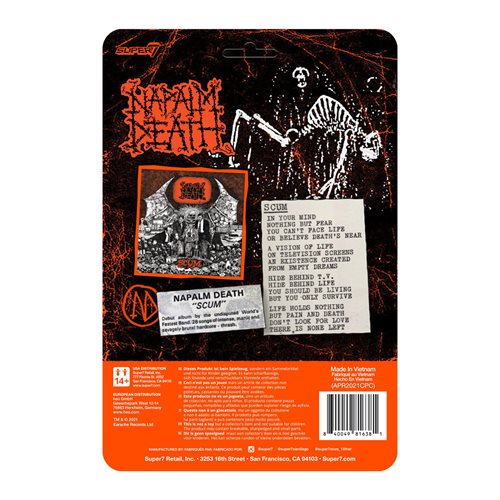 Napalm Death Scum Demon (Orange) 3 3/4-Inch ReAction Figure