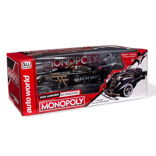 Monopoly 1935 Auburn 851 Speedster 1:18 Scale Die-Cast Metal Vehicle