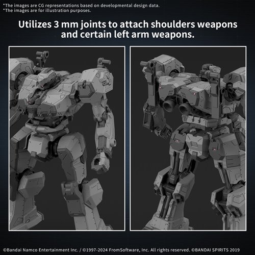 30 Minutes Missions Armored Core VI: Fires of Rubicon Balam Industries BD-011 Melander Model Kit
