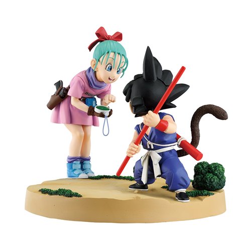 Dragon Ball Son Goku and Bulma Fantastic Adventure 3 Ichibansho Statue