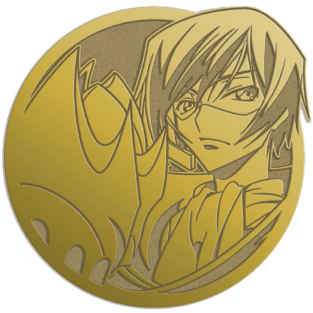 Code Geass Lelouch Limited Edition 2 Gold Enamel Pin Emblem