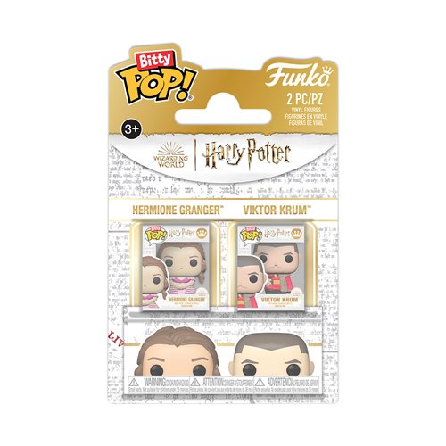 Harry Potter and the Goblet of Fire Hermione and Krum Funko Bitty Pop! Mini-Figure 2-Pack