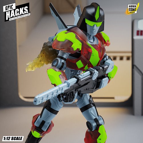 Epic H.A.C.K.S. Creatures Wave 1 CGT Combat Drone / Agile Battle Robot 1:12 Scale Action Figure