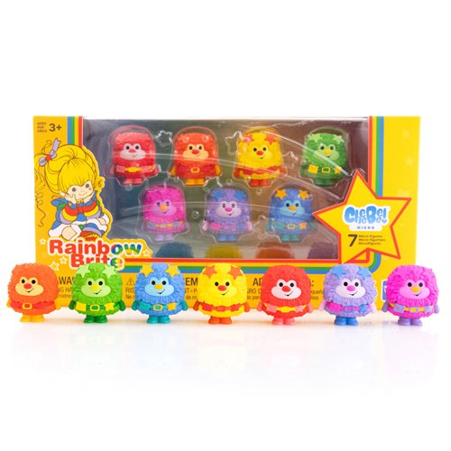 Rainbow Brite CheeBee Color Sprites 1 1/2-Inch Mini-Figure 7-Pack Collector Set - SDCC 2024 Exclusiv