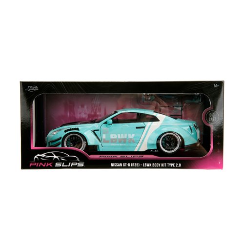 Pink Slips Wave 3 Nissan GT-R R35 LBWK Body Kit Type 2.0 1:18 Scale Die-Cast Metal Vehicle