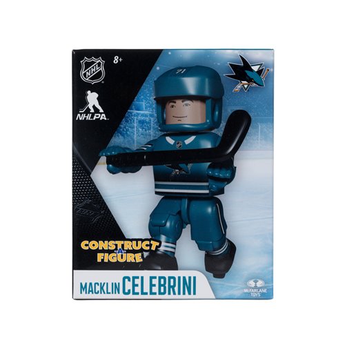 NHL Construct-a-Figure Series 2 San Jose Sharks Macklin Celebrini Mini-Figure