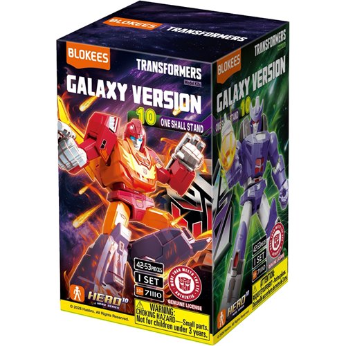 Transformers Galaxy Version 10 Transformers: The Movie 3 Sixshot Blokees Blind Box Model Kit Case of