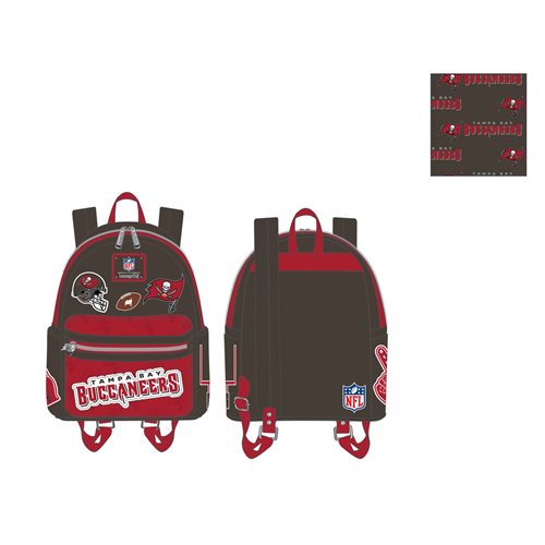 NFL Tampa Bay Buccaneers Patches Mini-Backpack