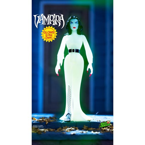 Vampira (Monster Glow) Glow-in-the-Dark 3 3/4-Inch ReAction Figure
