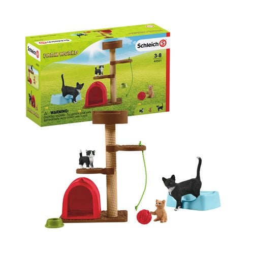 Farm World Playtime for Cute Cats Playset