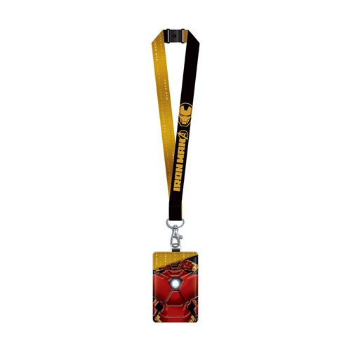 Iron Man Deluxe Lanyard with Card Holder
