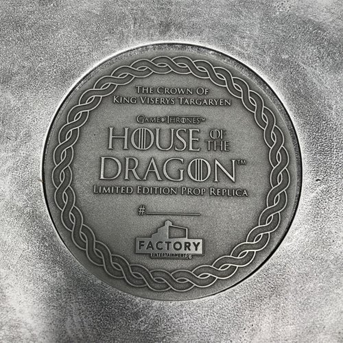 House of the Dragon The Crown of King Viserys Targaryen Limited Edition 1:1 Scale Prop Replica