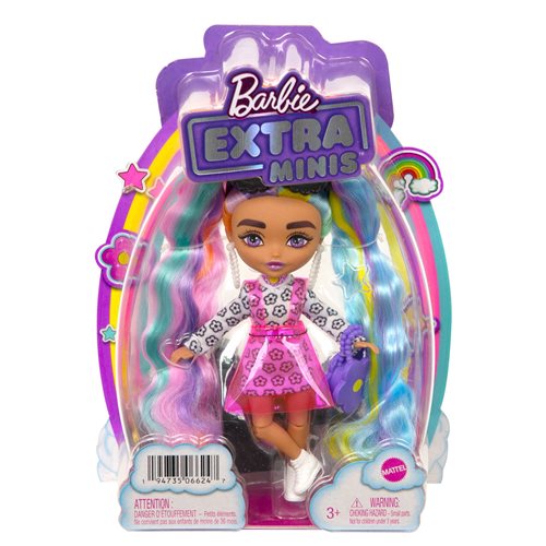 Barbie Extra Minis Doll with Daisy Rainbow Pigtails