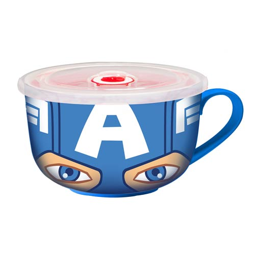 Captain America Travel Soup Mug