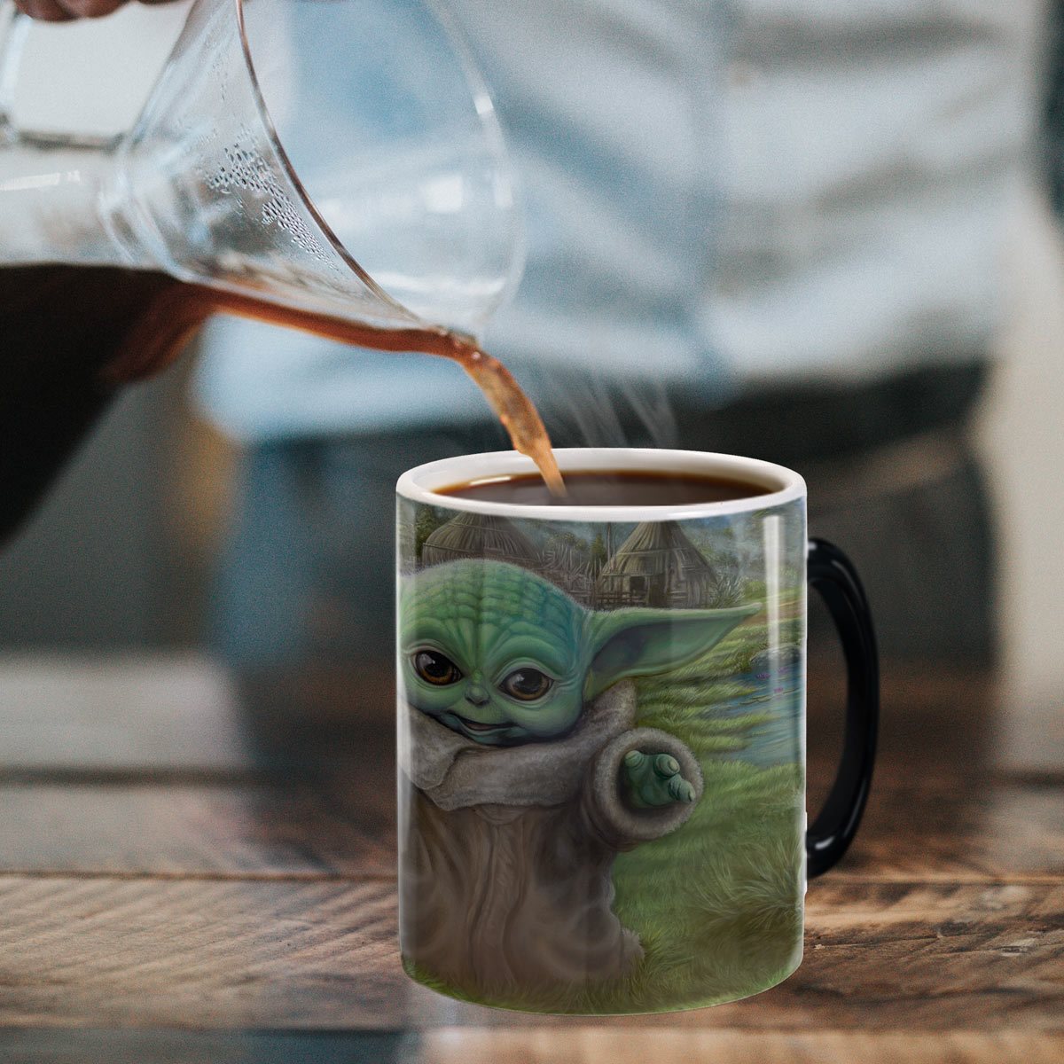 Star Wars (The Mandalorian™ – Uneasy Alliance) Morphing Mugs®  Heat-Sensitive Mug MMUG1446