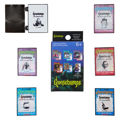 Goosebumps Books Lenticular Mystery Box Pin Random 3-Pack