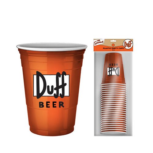 Simpsons Duff Logo 18 oz. Disposable Party Cups 20-Pack
