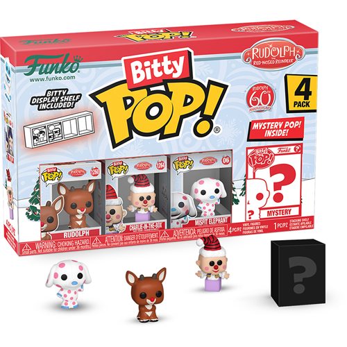 Rudolph the Red-Nosed Reindeer Rudolph Funko Bitty Pop! Mini-Figure 4-Pack